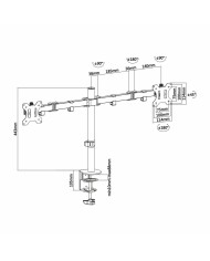 Supporto da Tavolo per Schermo Aisens DT32TSR-041 32"