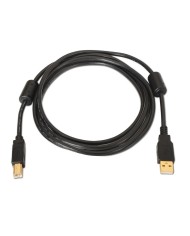 Cavo USB 2.0 A con USB B Aisens A101-0010 Nero 3 m