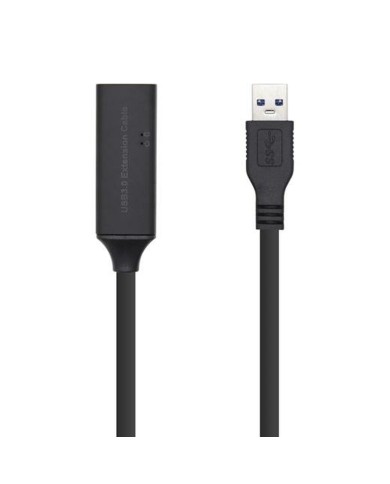 Adattatore USB Aisens A105-0408 Nero 10 m USB 3.0 Adattatore USB Aisens A105-0408 Nero 10 m USB 3.0