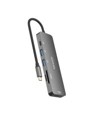 Hub USB Aisens ASUC-6P016-GR Grigio Multicolore Hub USB Aisens ASUC-6P016-GR Grigio Multicolore