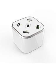 Caricabatterie USB Aisens ASCH-5PQC-W Bianco Caricabatterie USB Aisens ASCH-5PQC-W Bianco
