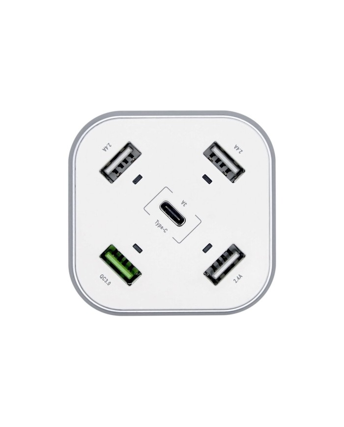 Caricabatterie USB Aisens ASCH-5PQC-W Bianco Caricabatterie USB Aisens ASCH-5PQC-W Bianco