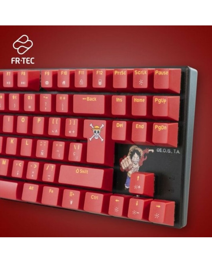 Tastiera e Mouse FR-TEC OP4001 QWERTY Bordeaux