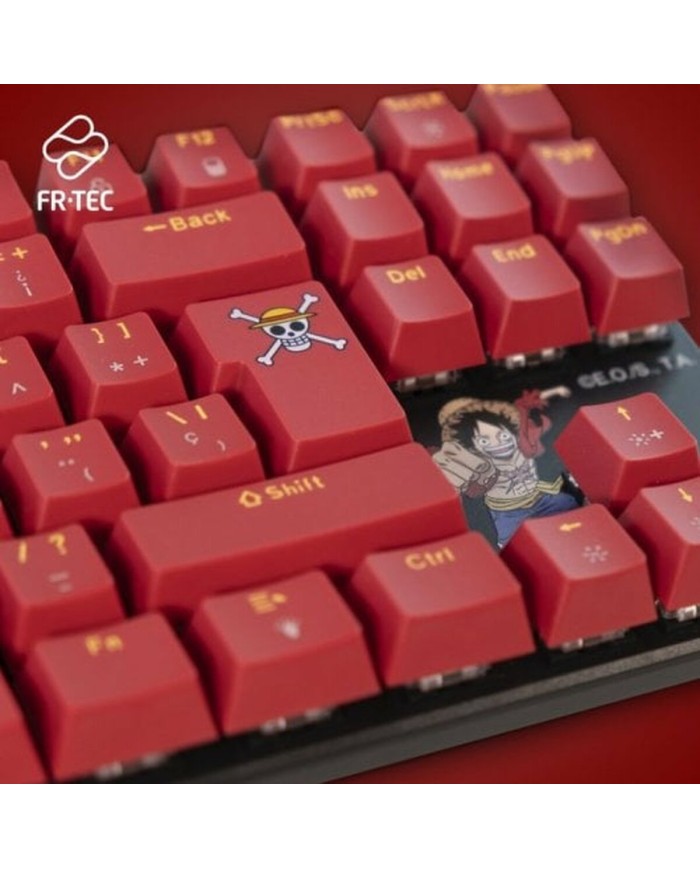 Tastiera e Mouse FR-TEC OP4001 QWERTY Bordeaux