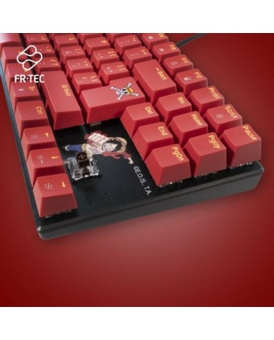 Tastiera e Mouse FR-TEC OP4001 QWERTY Bordeaux
