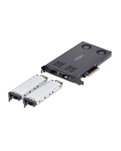Adattatore per Hard Disk Startech 2M2-REMOVABLE-PCIE Nero
