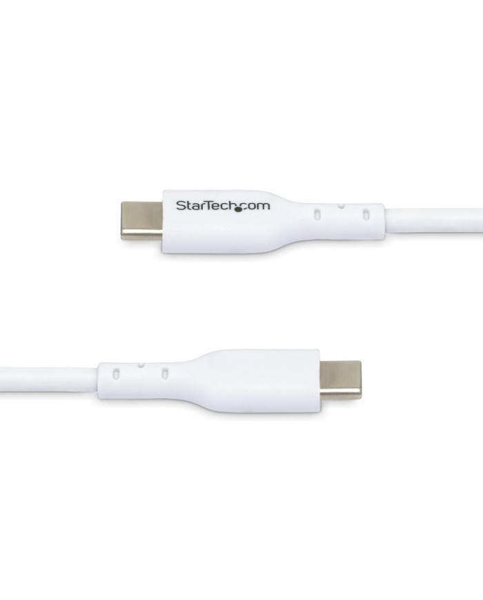 Cavo USB-C Startech USB2CC2MNCWHE Bianco 2 m Cavo USB-C Startech USB2CC2MNCWHE Bianco 2 m