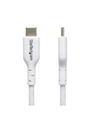 Cavo USB-C Startech USB2CC2MNCWHE Bianco 2 m Cavo USB-C Startech USB2CC2MNCWHE Bianco 2 m