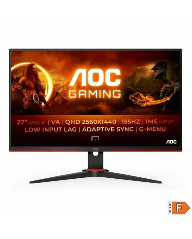 Monitor Gaming AOC Q27G2E/BK Quad HD 27"