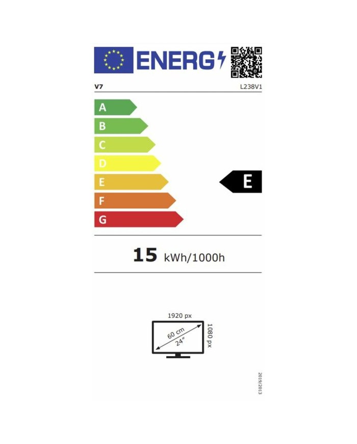 Monitor V7 L238V1-E Full HD 23,8" Monitor V7 L238V1-E Full HD 23,8"