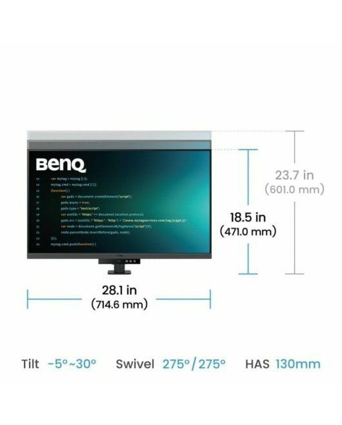 Smart TV BenQ RD320UA 4K Ultra HD 31,5" LED IPS HDR10 Flicker free Smart TV BenQ RD320UA 4K Ultra HD 31,5" LED IPS HDR10 Flicker free
