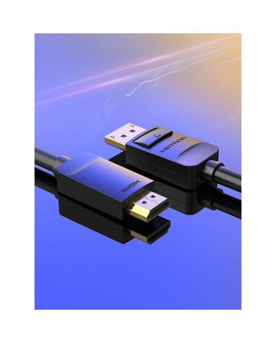 Cavo da DisplayPort a HDMI Vention HADBH Nero 2 m Cavo da DisplayPort a HDMI Vention HADBH Nero 2 m