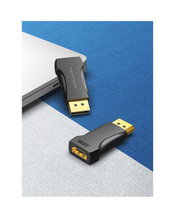 Adattatore DisplayPort con HDMI Vention HBOB0 Nero Adattatore DisplayPort con HDMI Vention HBOB0 Nero