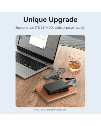 Hub USB Vention CHLBB Nero