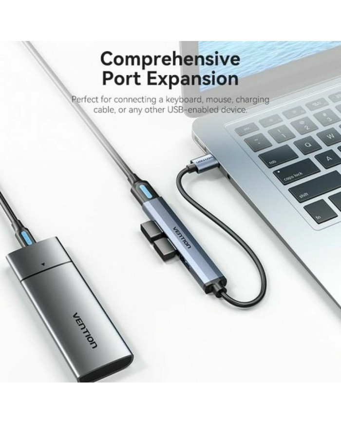 Hub USB Vention CKOHB Grigio