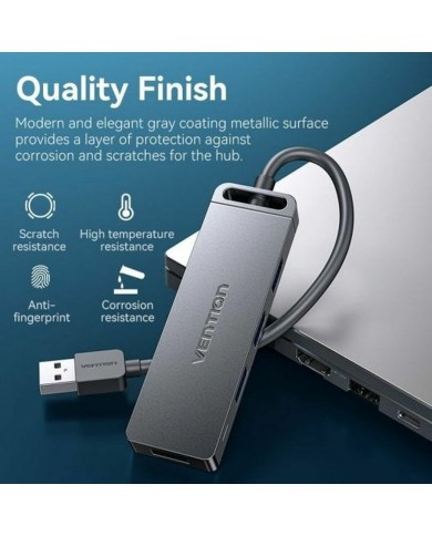 Hub USB Vention CHLBB Nero