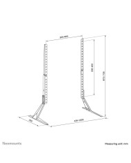 Supporto da Tavolo per Schermo Neomounts DS45-430BL19 75" Supporto da Tavolo per Schermo Neomounts DS45-430BL19 75"