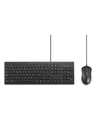 Tastiera e Mouse Kensington KM100 Nero Spagnolo QWERTY Tastiera e Mouse Kensington KM100 Nero Spagnolo QWERTY