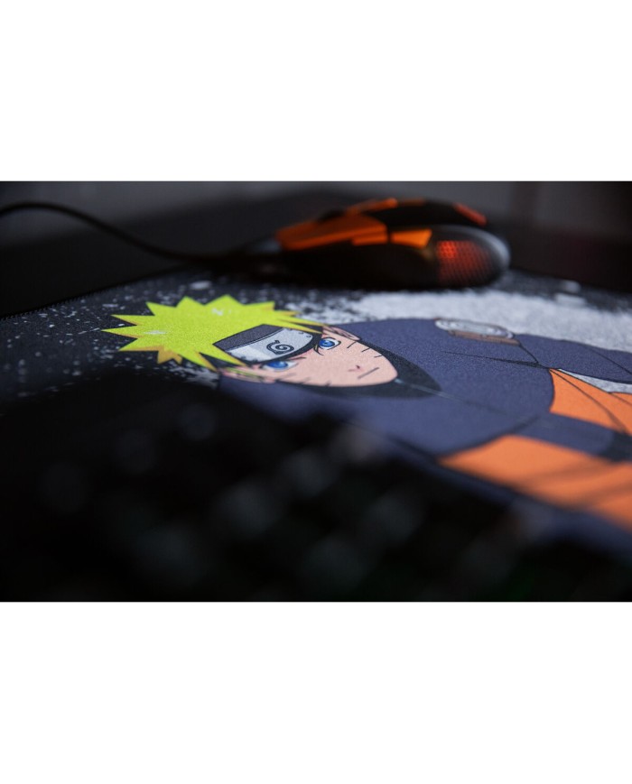 Tappetino per Mouse KONIX 80381123159 Nero/Arancione Tappetino per Mouse KONIX 80381123159 Nero/Arancione