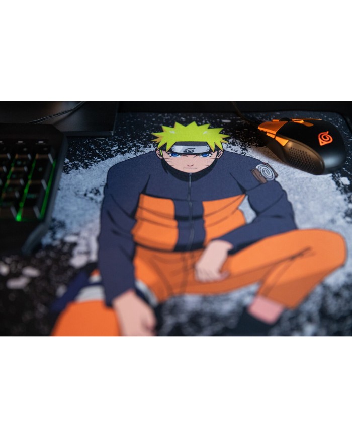 Tappetino per Mouse KONIX 80381123159 Nero/Arancione Tappetino per Mouse KONIX 80381123159 Nero/Arancione