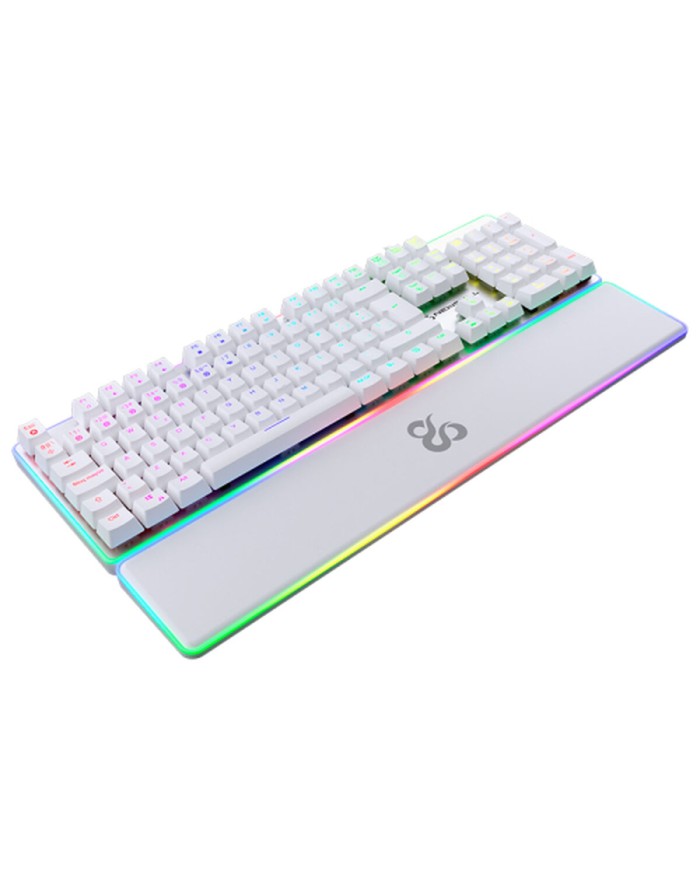 Tastiera Newskill NS-KB-GUNGNYR-GAT-RE Bianco Qwerty in Spagnolo QWERTY