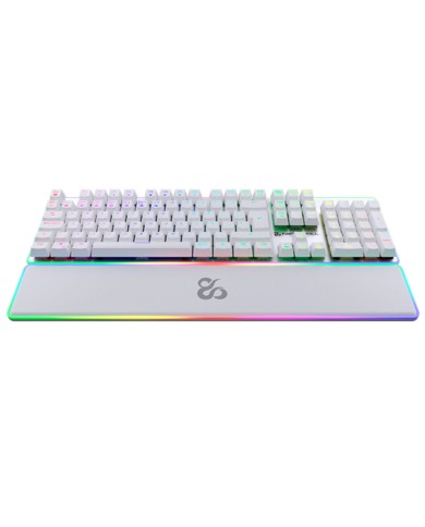 Tastiera Newskill NS-KB-GUNGNYR-GAT-RE Bianco Qwerty in Spagnolo QWERTY Tastiera Newskill NS-KB-GUNGNYR-GAT-RE Bianco Qwerty in Spagnolo QWERTY