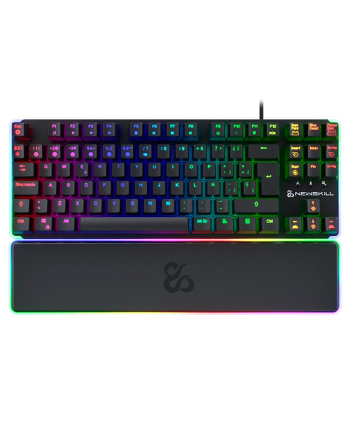Tastiera e Mouse Newskill NS-KB-GUNGNYRT-GAT-R Nero Spagnolo QWERTY Tastiera e Mouse Newskill NS-KB-GUNGNYRT-GAT-R Nero Spagnolo QWERTY