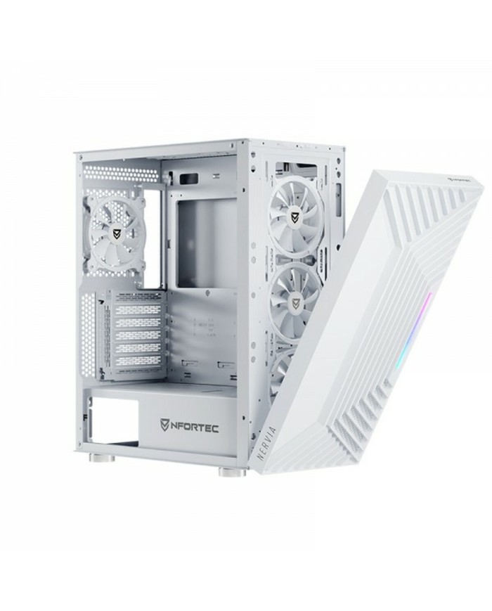 Case computer desktop ATX Nfortec NF-CS-NERVIA-W Bianco Case computer desktop ATX Nfortec NF-CS-NERVIA-W Bianco