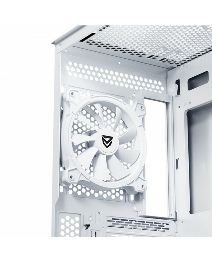 Case computer desktop ATX Nfortec NF-CS-NERVIA-W Bianco Case computer desktop ATX Nfortec NF-CS-NERVIA-W Bianco