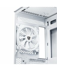 Case computer desktop ATX Nfortec NF-CS-NERVIA-W Bianco Case computer desktop ATX Nfortec NF-CS-NERVIA-W Bianco