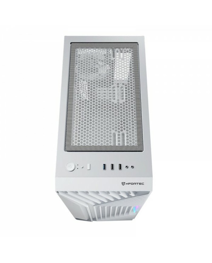 Case computer desktop ATX Nfortec NF-CS-NERVIA-W Bianco Case computer desktop ATX Nfortec NF-CS-NERVIA-W Bianco