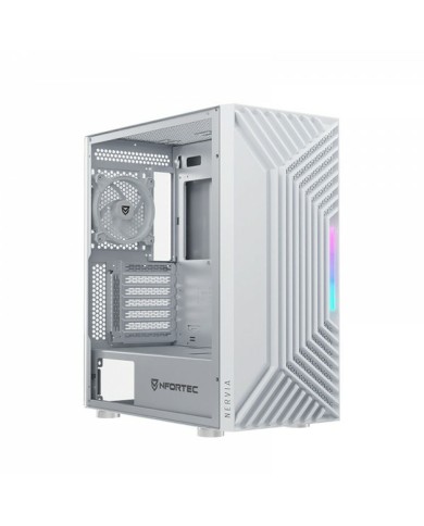 Case computer desktop ATX Nfortec NF-CS-NERVIA-W Bianco Case computer desktop ATX Nfortec NF-CS-NERVIA-W Bianco