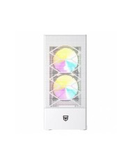 Case computer desktop ATX Nfortec NF-CS-CAELUM-WHITE Bianco Case computer desktop ATX Nfortec NF-CS-CAELUM-WHITE Bianco