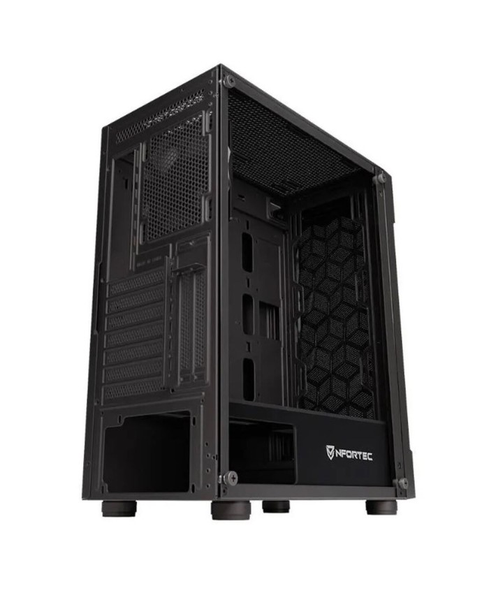 Case computer desktop ATX Nfortec NF-CS-AZIR-B Nero Case computer desktop ATX Nfortec NF-CS-AZIR-B Nero