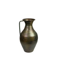 Vaso Romimex Antique Marrone Metallo 22 x 39 x 22 cm Con maniglia Vaso Romimex Antique Marrone Metallo 22 x 39 x 22 cm Con maniglia