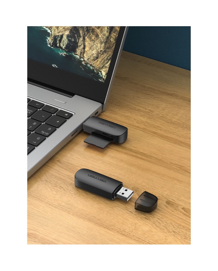 Lettore di Schede Esterno Vention CLEB0 Nero