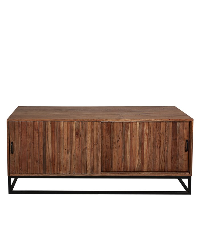Credenza Romimex Marrone Legno di acacia 40 x 60 x 140 cm