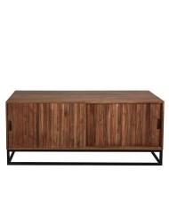 Credenza Romimex Marrone Legno di acacia 40 x 60 x 140 cm