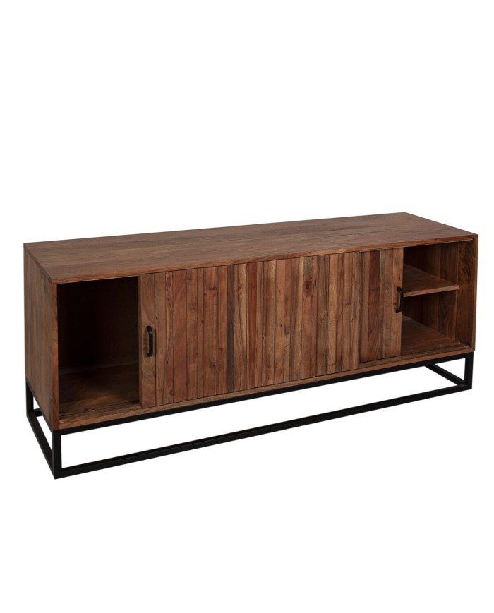 Credenza Romimex Marrone Legno di acacia 40 x 60 x 140 cm
