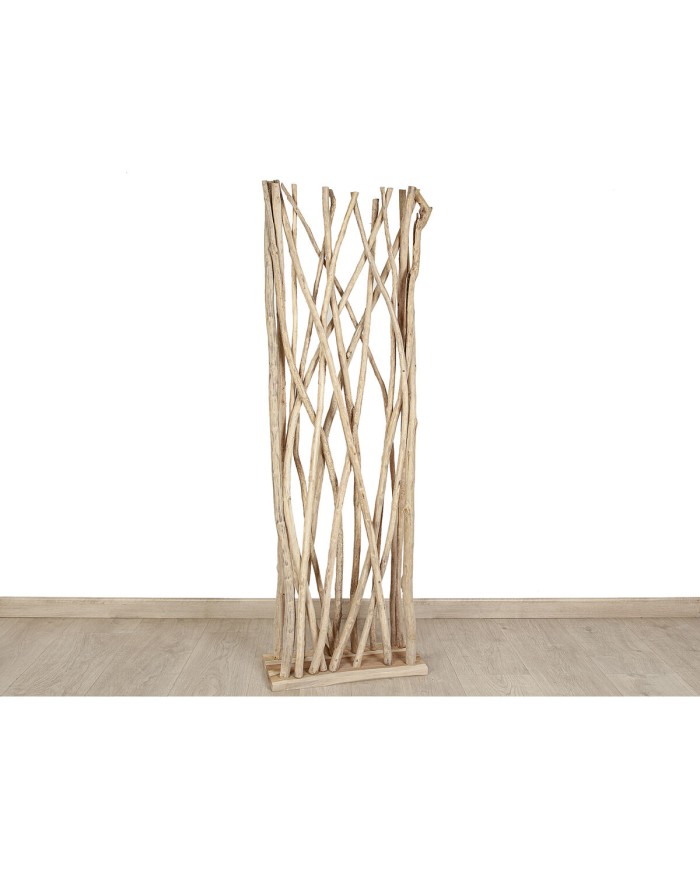 Separatore Romimex Naturale teak 60 x 180 x 15 cm