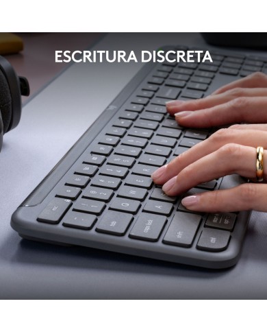 Tastiera Wireless Logitech 920-012455 Grafite QWERTY Tastiera Wireless Logitech 920-012455 Grafite QWERTY