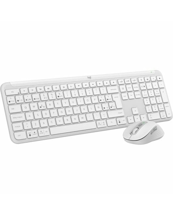 Tastiera e Mouse Logitech 920-012596 Bianco Spagnolo QWERTY Tastiera e Mouse Logitech 920-012596 Bianco Spagnolo QWERTY