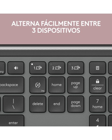 Tastiera Wireless Logitech 920-012455 Grafite QWERTY Tastiera Wireless Logitech 920-012455 Grafite QWERTY