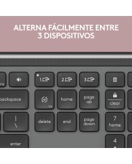 Tastiera Wireless Logitech 920-012455 Grafite QWERTY Tastiera Wireless Logitech 920-012455 Grafite QWERTY