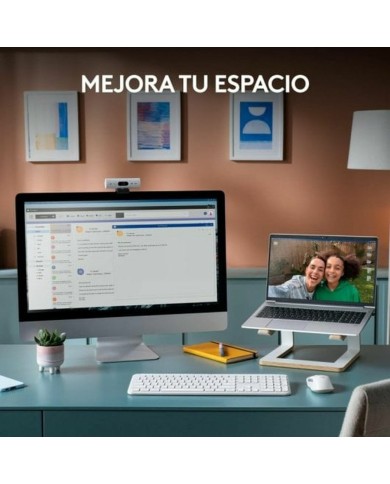 Tastiera e Mouse Logitech 920-012596 Bianco Spagnolo QWERTY