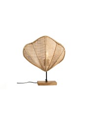 Lampada da tavolo Romimex Naturale Rattan 30 x 30 x 15 cm Lampada da tavolo Romimex Naturale Rattan 30 x 30 x 15 cm