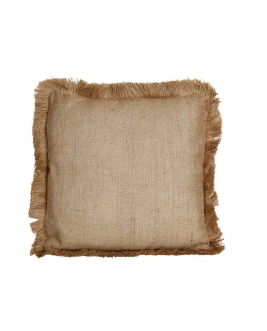 Cuscino Romimex Marrone Con frange 45 x 10 x 45 cm Cuscino Romimex Marrone Con frange 45 x 10 x 45 cm