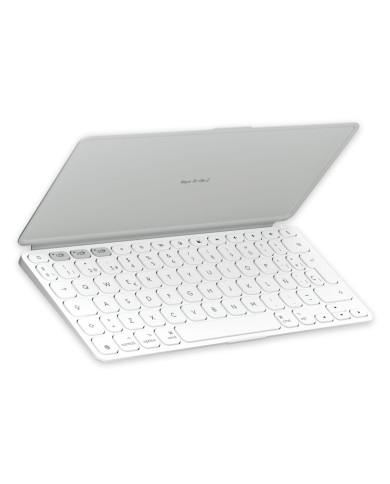 Tastiera Bluetooth Logitech 920-013011 Qwerty in Spagnolo Grigio Bianco/Grigio Tastiera Bluetooth Logitech 920-013011 Qwerty in Spagnolo Grigio Bianco/Grigio