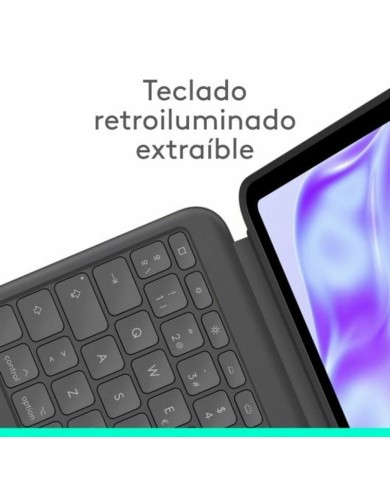 Custodia per Tablet e Tastiera Logitech 920-012667 Grafite QWERTY Custodia per Tablet e Tastiera Logitech 920-012667 Grafite QWERTY