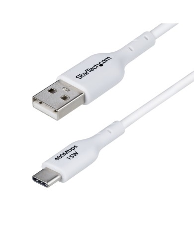 Cavo USB Startech USB2AC1MNCWHE Bianco 1 m Cavo USB Startech USB2AC1MNCWHE Bianco 1 m